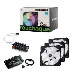 Bitspower Touchaqua Notos RGB 120mm Case Fan - 3 Pack -LIAN LI Sales 616731 051508 05 front zoom