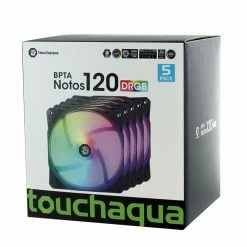 Bitspower Touchaqua Notos RGB 120mm Case Fan - 5 Pack -LIAN LI Sales 616732 051888 02 package zoom