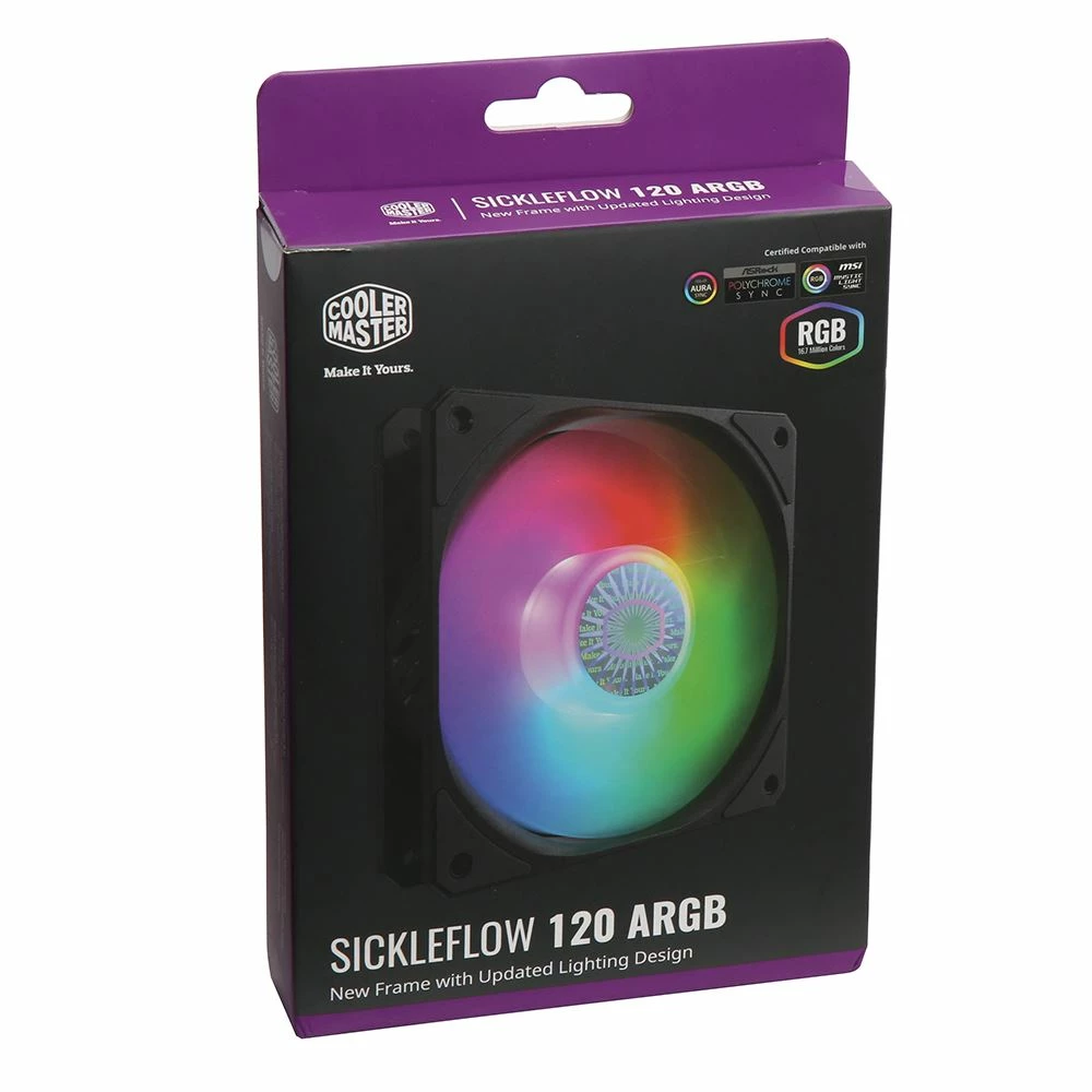 Cooler Master SickleFlow Rifle Bearing 120mm Case Fan 4 Cooler Master SickleFlow Rifle Bearing 120mm Case Fan - Image 4