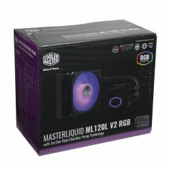 Cooler Master MasterLiquid ML120L RGB V2 120mm Water Cooling Kit -LIAN LI Sales 626060 147140 06 package zoom