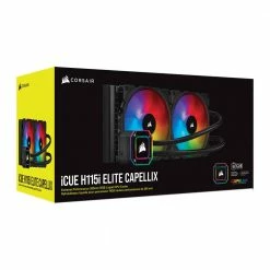 Corsair ICUE H115i ELITE CAPELLIX RGB V2 280mm Water Cooling Kit 13 Corsair ICUE H115i ELITE CAPELLIX RGB V2 280mm Water Cooling Kit -LIAN LI Sales 627102 184317 07 package zoom
