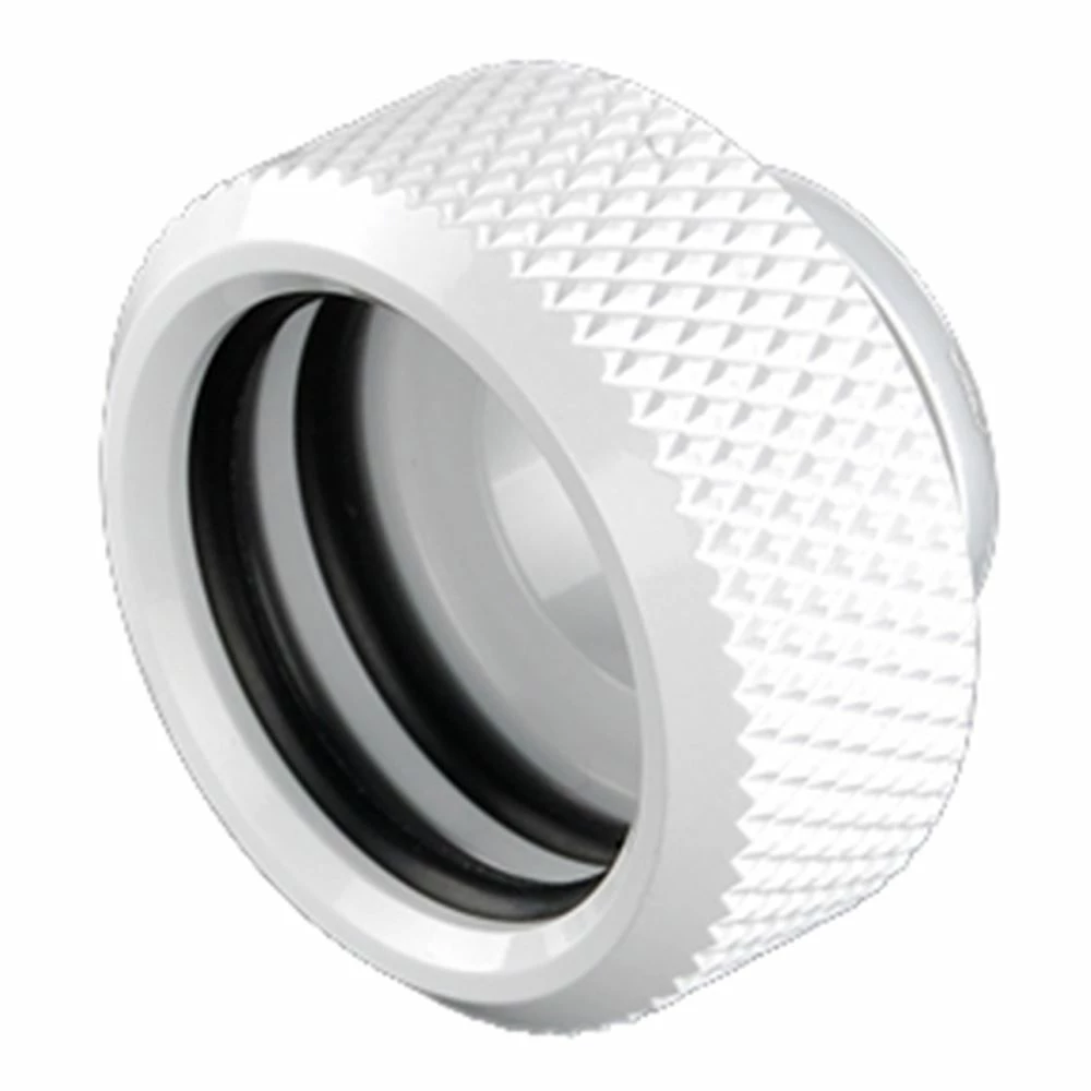 Bitspower G 1/4" Straight Compression Fitting - White 1 Bitspower G 1/4" Straight Compression Fitting - White