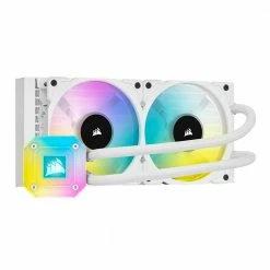 Corsair ICUE H100i ELITE CAPELLIX 240mm RGB Water Cooling Kit - White