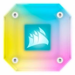 Corsair ICUE H100i ELITE CAPELLIX 240mm RGB Water Cooling Kit - White -LIAN LI Sales 632325 222521 04 front zoom