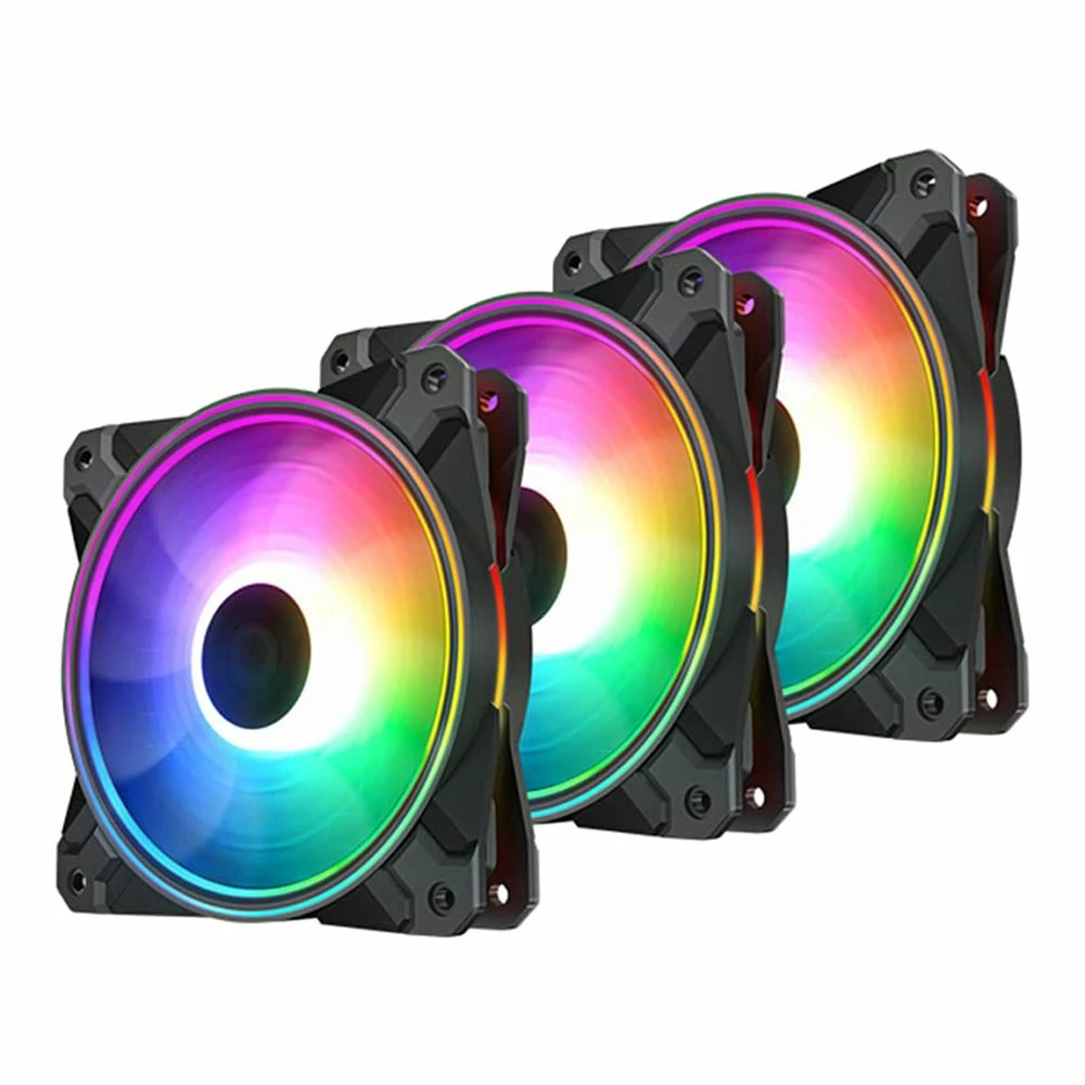 Deep Cool CF120 PLUS 120mm Case Fan - Black 3 Pack 3 Deep Cool CF120 PLUS 120mm Case Fan - Black 3 Pack - Image 3