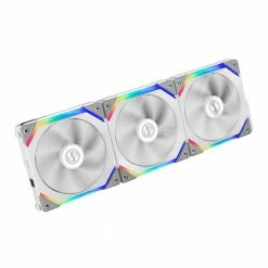 Lian Li UNI SL140 RGB Fluid Dynamic Bearing 140mm Case Fan - White Two Pack