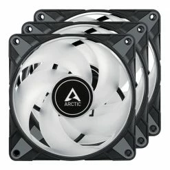 Arctic Cooling P12 RGB Fluid Dynamic Bearing 120mm Case Fan - Triple Pack