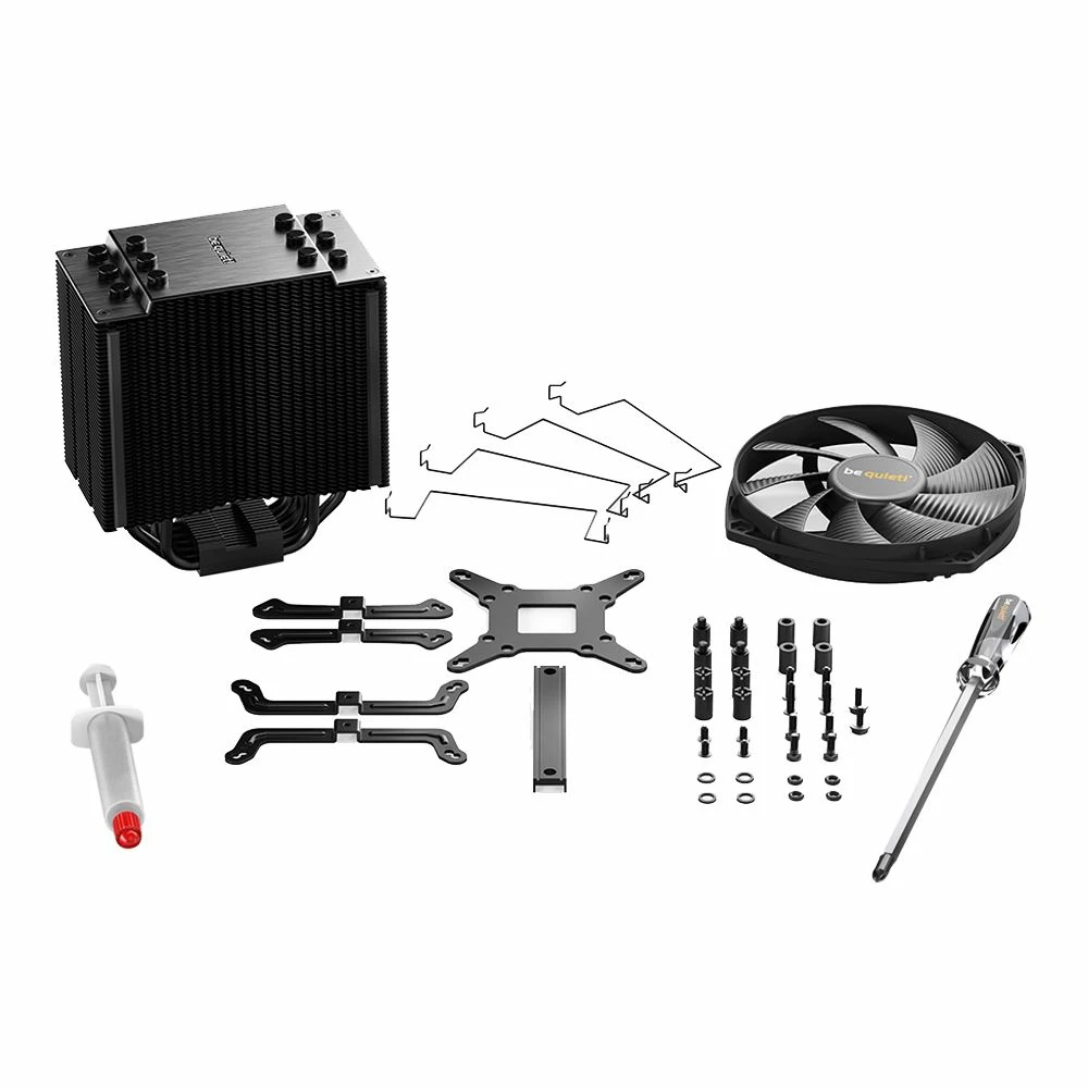 Be Quiet DARK ROCK 4 Black Universal CPU Cooler 3 Be Quiet DARK ROCK 4 Black Universal CPU Cooler - Image 3