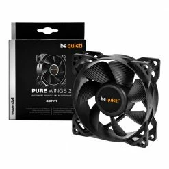 Be Quiet PURE WINGS 2 Rifle Bearing 80mm Case Fan -LIAN LI Sales 640542 337907 03 package zoom