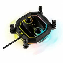 Corsair Hydro X Series XC5 RGB PRO CPU Water Block - AM4 5 Corsair Hydro X Series XC5 RGB PRO CPU Water Block - AM4 -LIAN LI Sales 642091 332627 03 front zoom