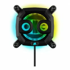 Corsair Hydro X Series XC7 RGB PRO CPU Water Block - Black -LIAN LI Sales 642092 332643 06 front zoom