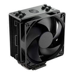 Cooler Master Hyper 212 Black Edition CPU Air Cooler Silencio FP120 Fan; Anodized Gun-Metal Black; Brushed Nickel Fins; 4 Copper Direct Contact Heat Pipes