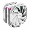 Deep Cool AS500 Plus CPU Air Cooler - White Universal RAM Height Compatibility; Two 140mm PWM Fan; A-RGB Top Cover; 5 Heat Pipe Design For Intel Core/AMD Ryzen CPUs
