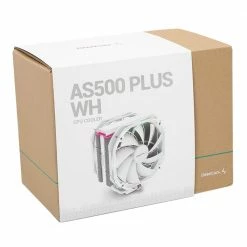 Deep Cool AS500 Plus CPU Air Cooler - White Universal RAM Height Compatibility; Two 140mm PWM Fan; A-RGB Top Cover; 5 Heat Pipe Design For Intel Core/AMD Ryzen CPUs -LIAN LI Sales 645338 382291 05 package zoom