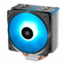 Deep Cool GAMMAXX GT BK, CPU Air Cooler, SYNC RGB Fan And RGB Black Top Cover, Cable Or Motherboard Control Supported, 4 Heatpipes, 120mm RGB Fan
