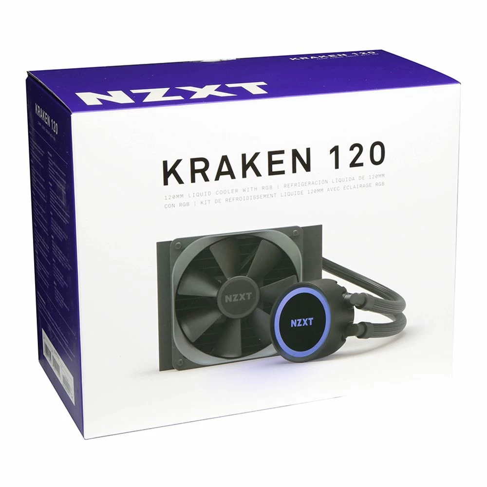 NZXT Kraken 120 120mm AIO Water Cooling Kit 3 NZXT Kraken 120 120mm AIO Water Cooling Kit - Image 3