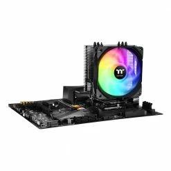 Thermaltake UX200 SE CPU Cooler 5V Motherboard ARGB Sync 16.8 Million Colors 15 Addressable LED; AMD/Intel Universal Socket; Copper Base U-Shape Heatpipes; 170W CPU Cooler -LIAN LI Sales 649772 406843 04 front zoom
