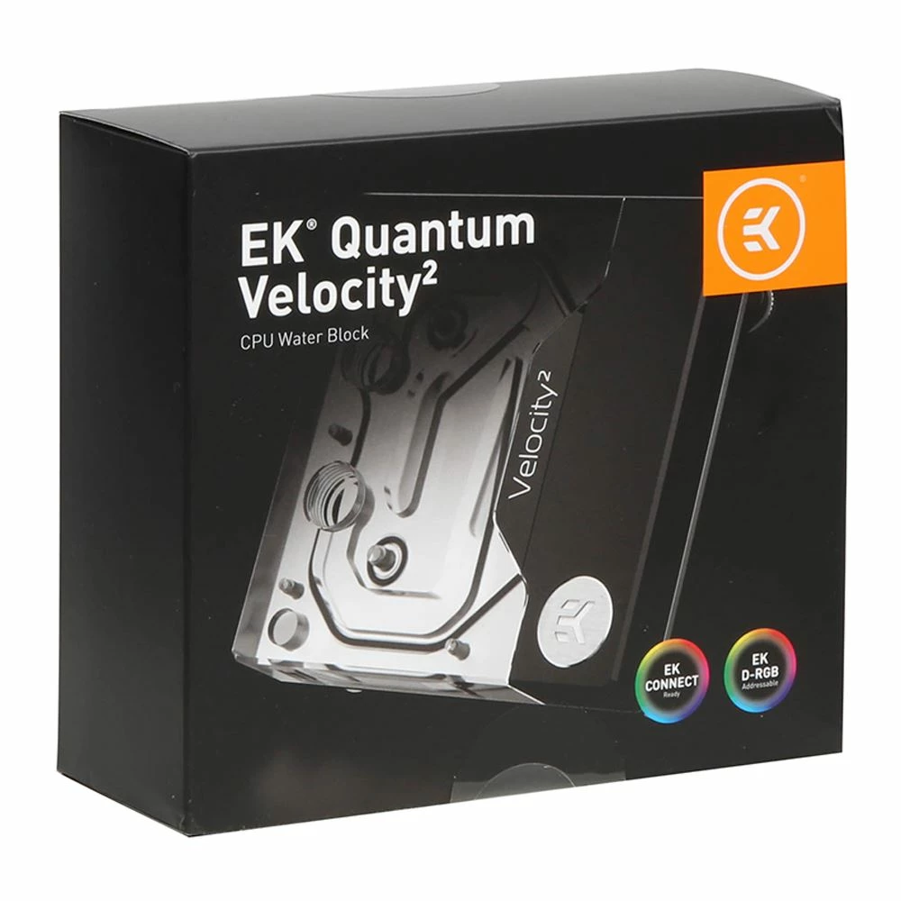 EKWB EK-Quantum Velocity2 D-RGB - AM4 Nickel + Plexi 4 EKWB EK-Quantum Velocity2 D-RGB - AM4 Nickel + Plexi - Image 4