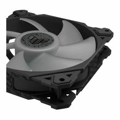 ASUS TUF Gaming TF120 ARGB Chassis Fan 3-Pin Customizable LEDs Blade; Advanced Fluid Dynamic Bearing; 120mm PWM Control; Anti-vibration Pads -LIAN LI Sales 651071 421644 03 front zoom