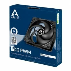 Arctic Cooling P12 PWM Fluid Dynamic Bearing 120mm Case Fan -LIAN LI Sales 651627 435503 05 package zoom